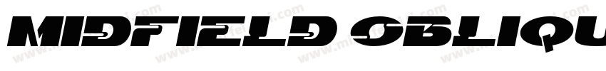Midfield Oblique字体转换